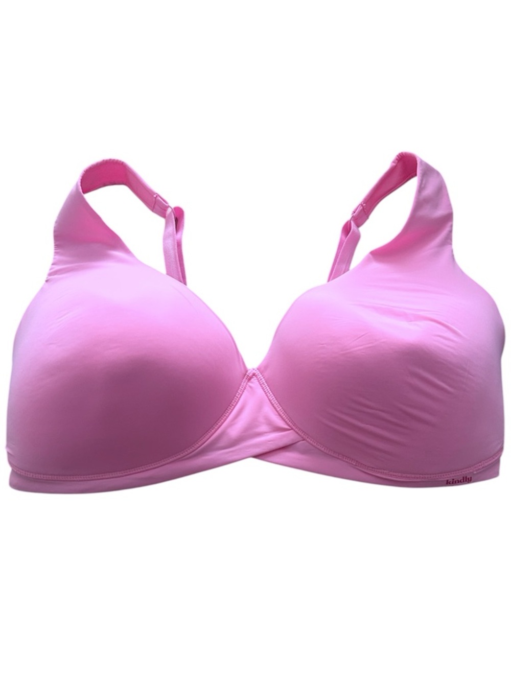 NWOT Kindly Yours Plus Size Pink Comfort Wirefree Padded Bralette Bra 3XL